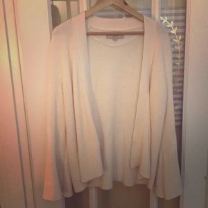 Loft cream colored cardigan